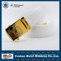 custom malaysia white military webbing belt